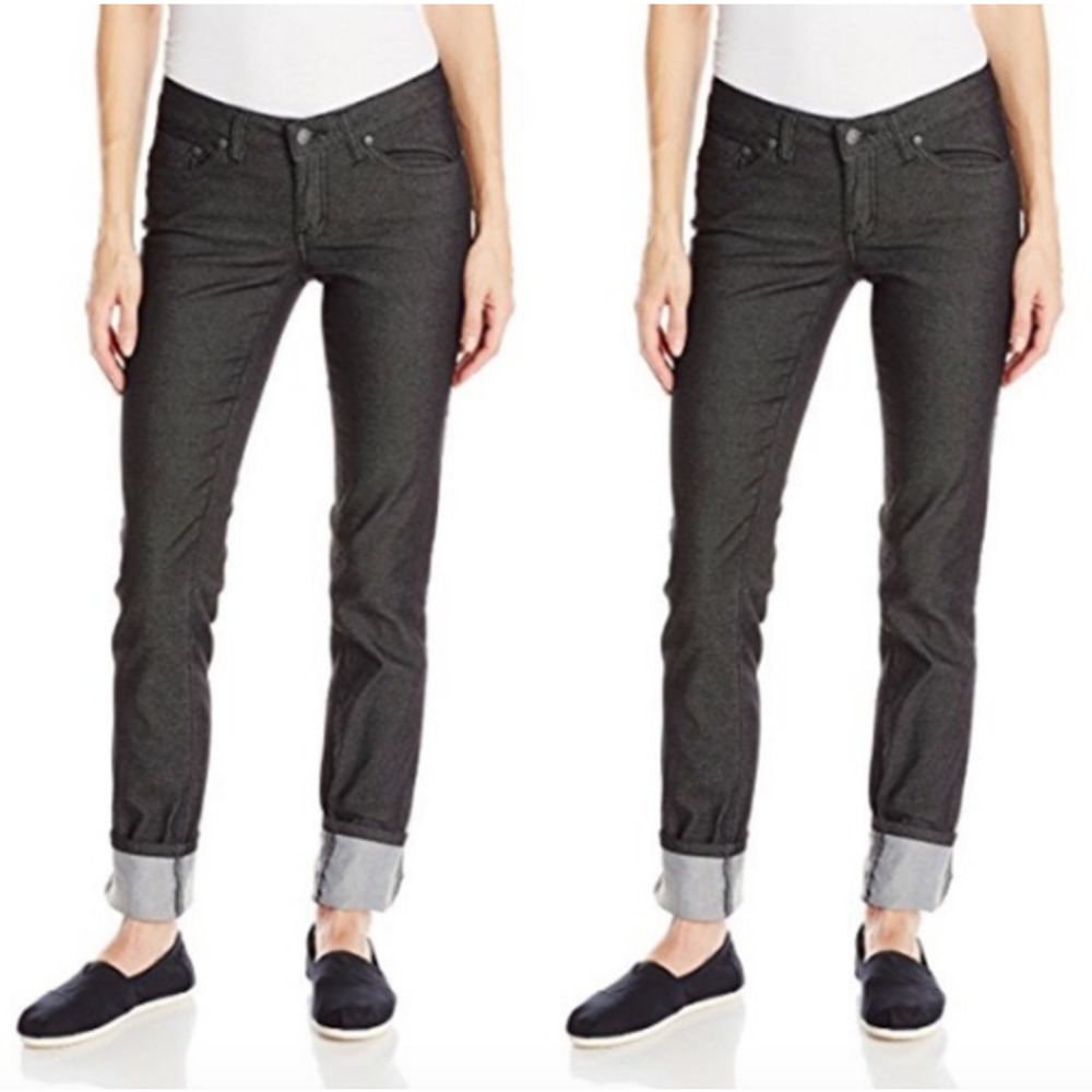 prAna Kara Jeans, Low Rise Fitted Dark Wash Denim, Size 8